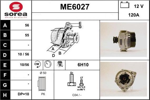 Sera ME6027 - Ģenerators autodraugiem.lv