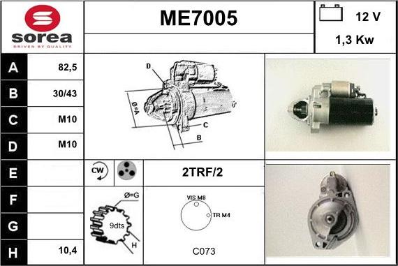 Sera ME7005 - Starteris autodraugiem.lv