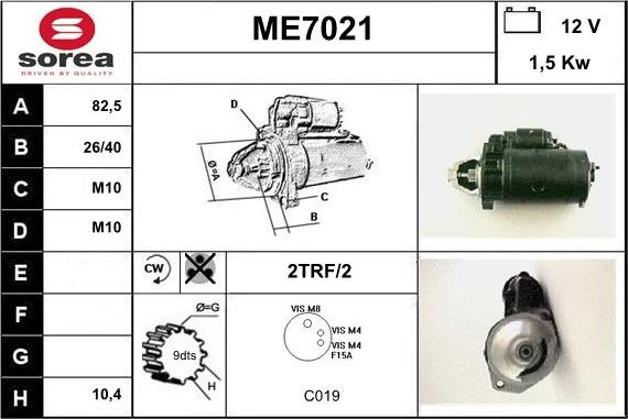 Sera ME7021 - Starteris autodraugiem.lv