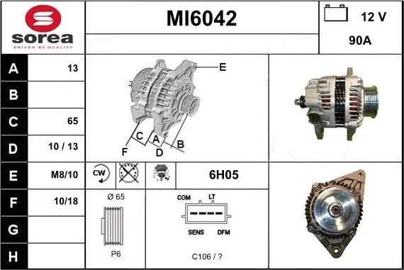 Sera MI6042 - Ģenerators autodraugiem.lv