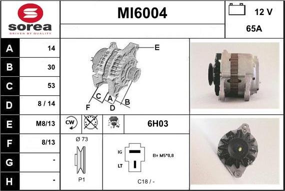 Sera MI6004 - Ģenerators autodraugiem.lv