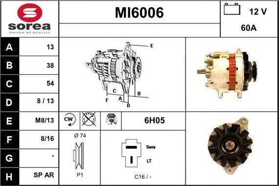 Sera MI6006 - Ģenerators autodraugiem.lv
