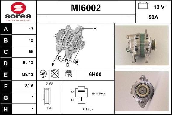 Sera MI6002 - Ģenerators autodraugiem.lv