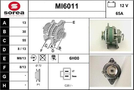 Sera MI6011 - Ģenerators autodraugiem.lv