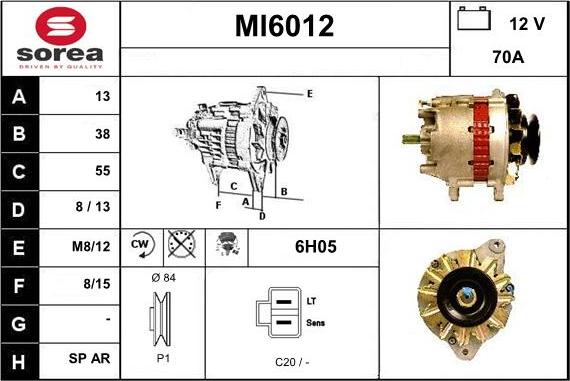 Sera MI6012 - Ģenerators autodraugiem.lv