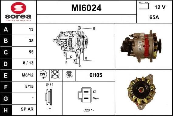 Sera MI6024 - Ģenerators autodraugiem.lv