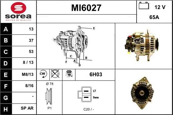Sera MI6027 - Ģenerators autodraugiem.lv