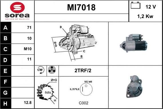 Sera MI7018 - Starteris autodraugiem.lv