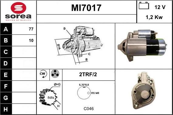 Sera MI7017 - Starteris autodraugiem.lv