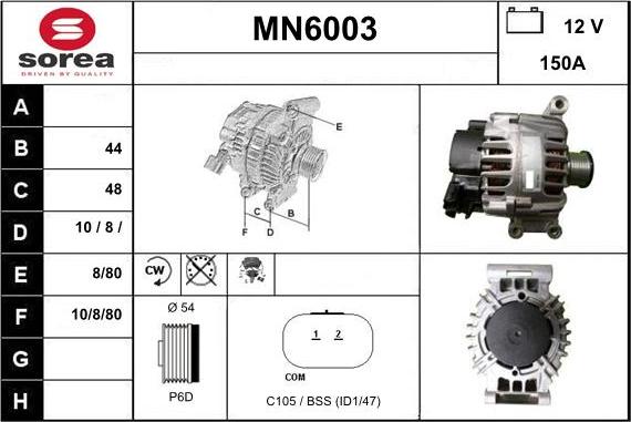 Sera MN6003 - Ģenerators autodraugiem.lv