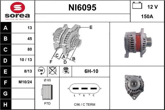 Sera NI6095 - Ģenerators autodraugiem.lv
