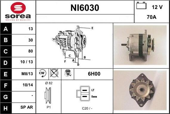 Sera NI6030 - Ģenerators autodraugiem.lv