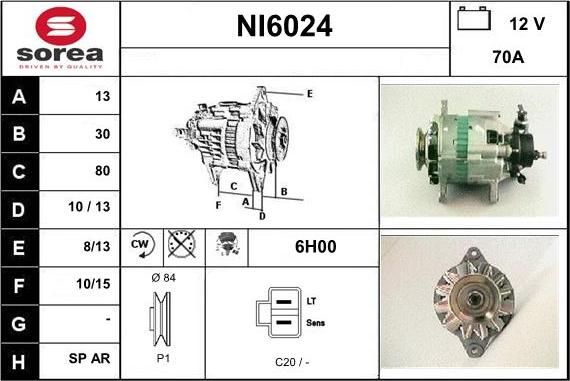 Sera NI6024 - Ģenerators autodraugiem.lv