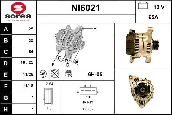 Sera NI6021 - Ģenerators autodraugiem.lv
