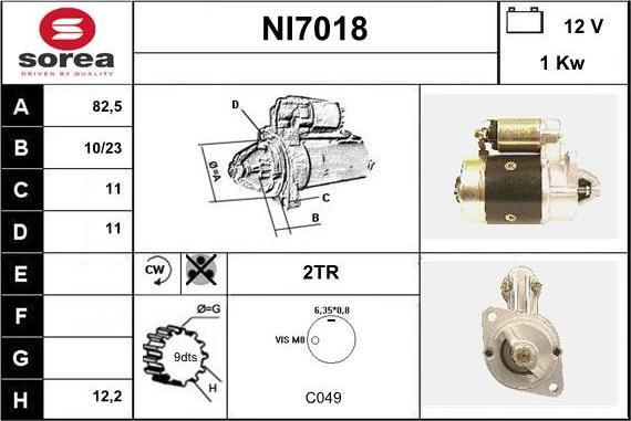 Sera NI7018 - Starteris autodraugiem.lv