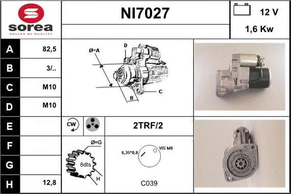 Sera NI7027 - Starteris autodraugiem.lv