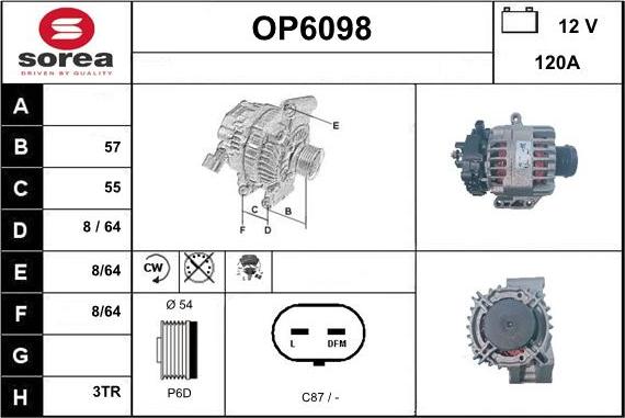 Sera OP6098 - Ģenerators autodraugiem.lv