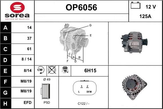 Sera OP6056 - Ģenerators autodraugiem.lv