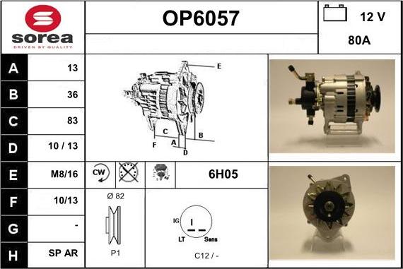 Sera OP6057 - Ģenerators autodraugiem.lv