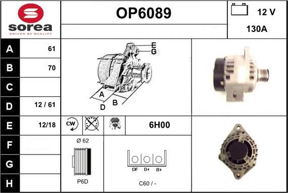 Sera OP6089 - Ģenerators autodraugiem.lv