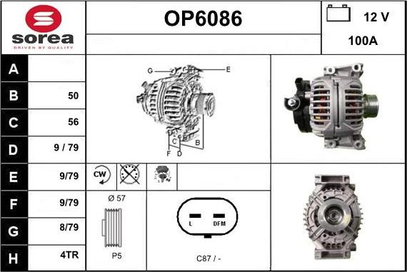 Sera OP6086 - Ģenerators autodraugiem.lv
