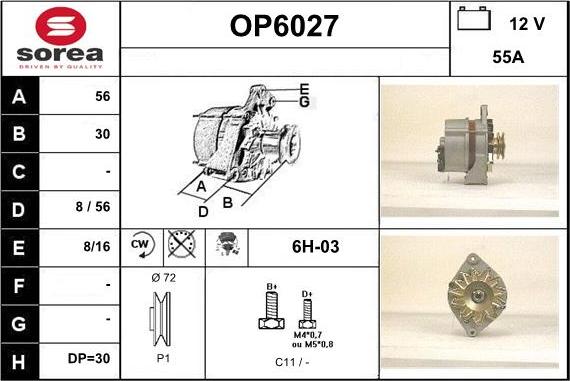 Sera OP6027 - Ģenerators autodraugiem.lv