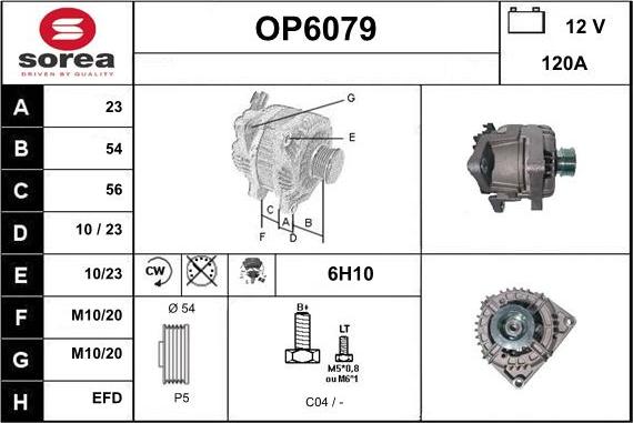 Sera OP6079 - Ģenerators autodraugiem.lv