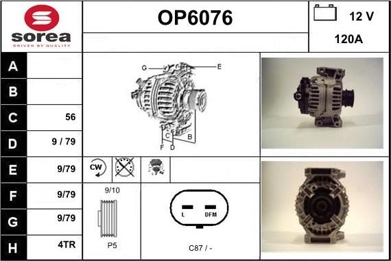 Sera OP6076 - Ģenerators autodraugiem.lv