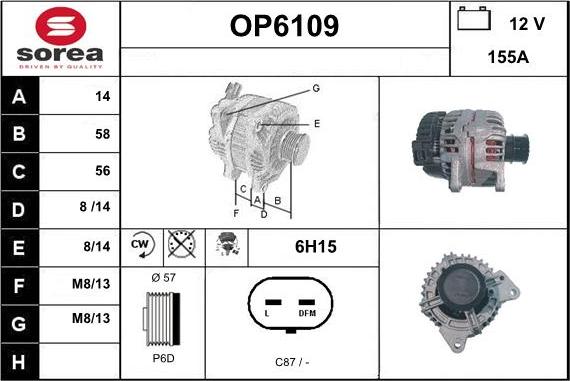 Sera OP6109 - Ģenerators autodraugiem.lv