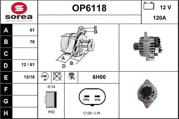 Sera OP6118 - Ģenerators autodraugiem.lv