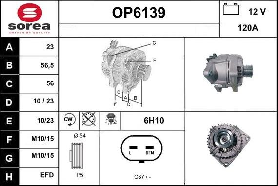 Sera OP6139 - Ģenerators autodraugiem.lv