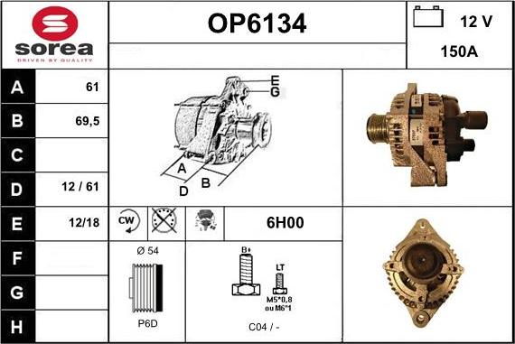 Sera OP6134 - Ģenerators autodraugiem.lv