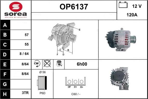 Sera OP6137 - Ģenerators autodraugiem.lv