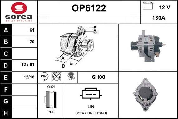 Sera OP6122 - Ģenerators autodraugiem.lv