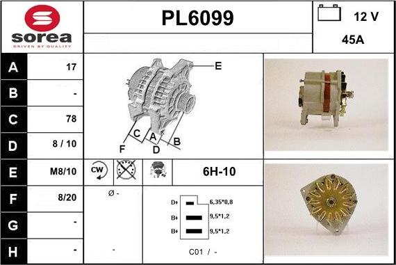 Sera PL6099 - Ģenerators autodraugiem.lv