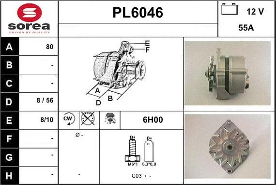 Sera PL6046 - Ģenerators autodraugiem.lv