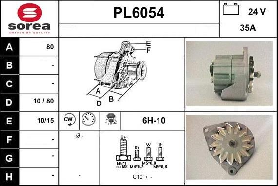 Sera PL6054 - Ģenerators autodraugiem.lv