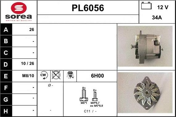 Sera PL6056 - Ģenerators autodraugiem.lv
