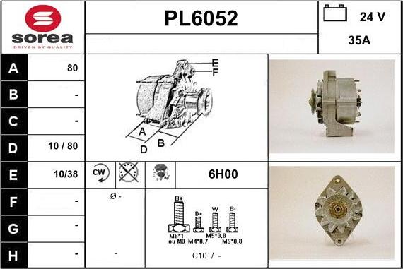 Sera PL6052 - Ģenerators autodraugiem.lv