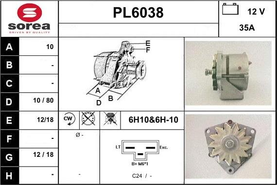 Sera PL6038 - Ģenerators autodraugiem.lv