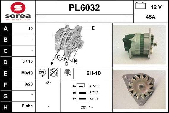 Sera PL6032 - Ģenerators autodraugiem.lv