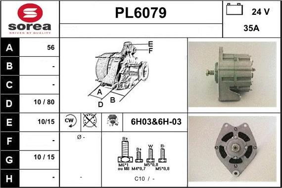 Sera PL6079 - Ģenerators autodraugiem.lv