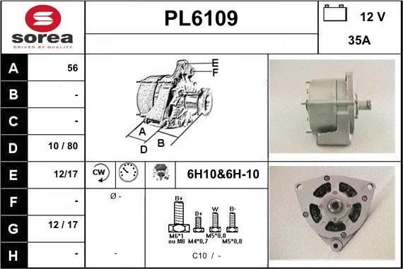 Sera PL6109 - Ģenerators autodraugiem.lv