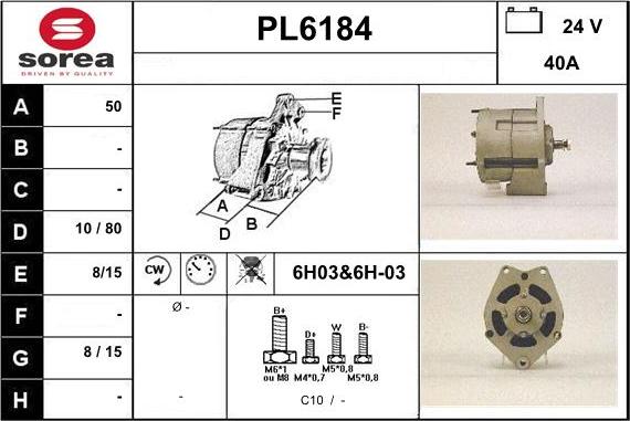 Sera PL6184 - Ģenerators autodraugiem.lv