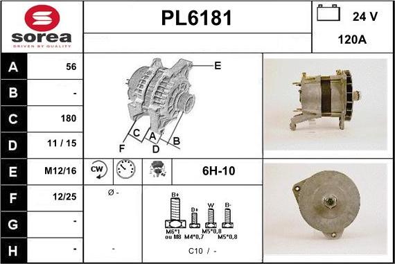 Sera PL6181 - Ģenerators autodraugiem.lv