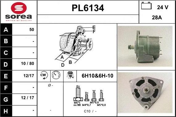 Sera PL6134 - Ģenerators autodraugiem.lv