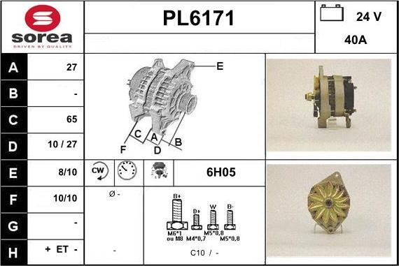 Sera PL6171 - Ģenerators autodraugiem.lv