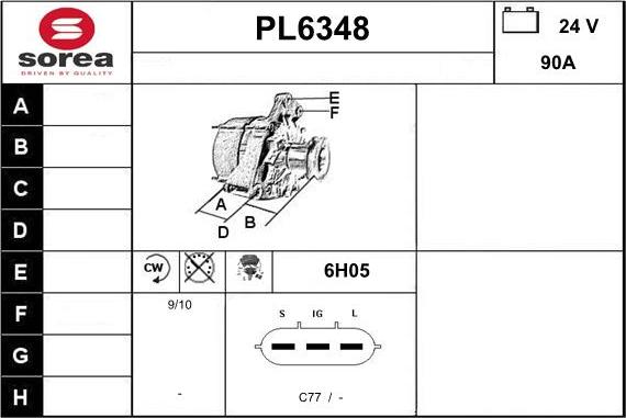 Sera PL6348 - Ģenerators autodraugiem.lv