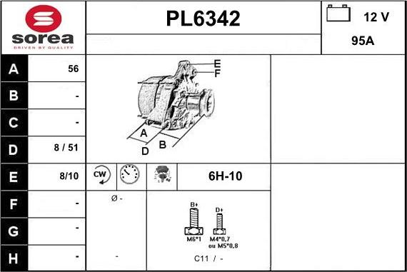 Sera PL6342 - Ģenerators autodraugiem.lv