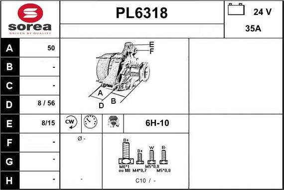 Sera PL6318 - Ģenerators autodraugiem.lv